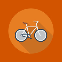 Travel Flat Icon. Bicycle