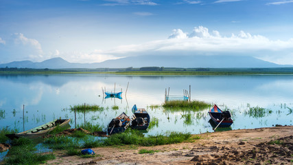 Fishing in morning