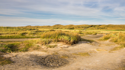 Nature park the Slufter on the wadden island Texel in the Nether