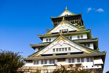 Fototapeta premium Osaka castle Japan