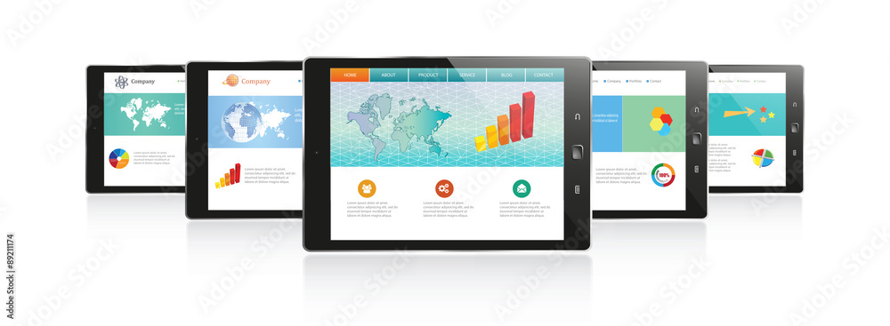 Poster responsive app design