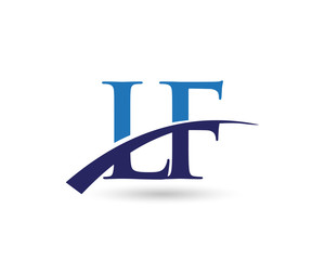 LF Logo Letter Swoosh