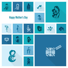 Happy Mothers Day Icons