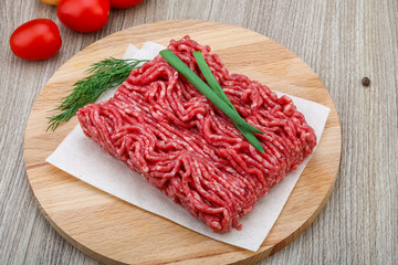 Raw minced meat