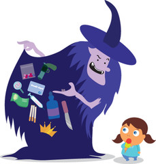 Wizard and Kid Vector