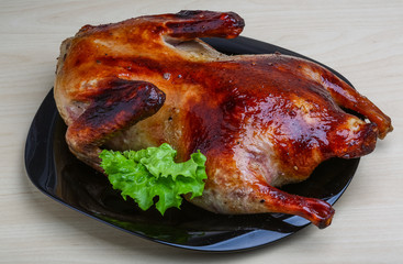 Roasted duck