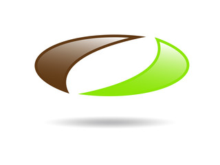 elipse eco logo swoosh