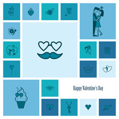 Happy Valentines Day Icons