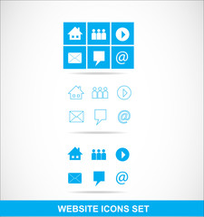 Web icon set