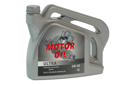 gray canister motor oil