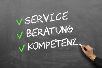 Service,Beratung,Kompetenz