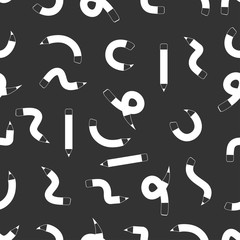 seamless pattern with pencil