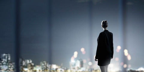 Fototapeta premium Big city never sleeps