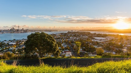 auckland the capital of new zealand with its impressive skyline - 89218395