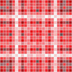 Colorful square pixel mosaic background. Vector illustration