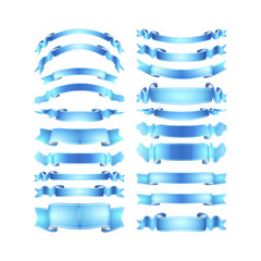 Fototapeta premium vector ribbons set