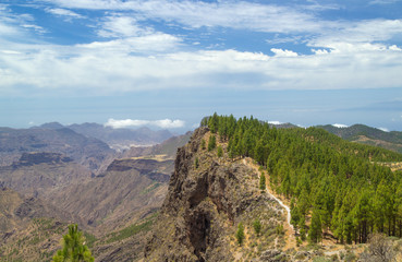 Gran Canaria, route Cruz de Tejeda - Artenara
