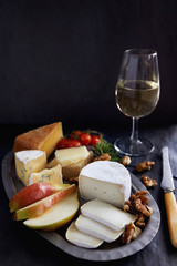Cheese and wine tasting