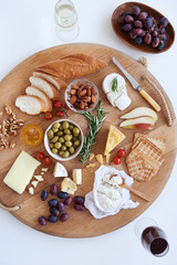 Cheese platter for two