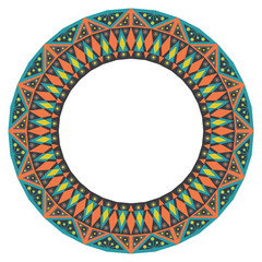 Abstract patterned frame