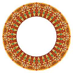 Abstract patterned frame