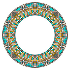 Abstract patterned frame