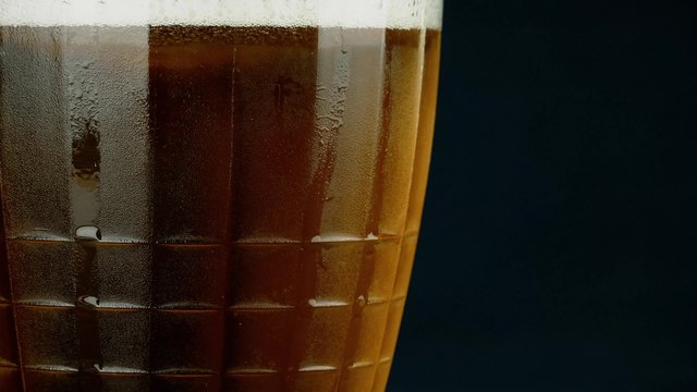 Beer in Glass Video 4K