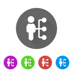 App Icon Long Shadow - 5 Colors