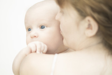 Baby and his mother