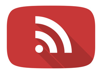 rss flat design modern icon