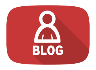 blog flat design modern icon