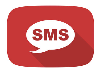 sms flat design modern icon