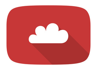 cloud flat design modern icon