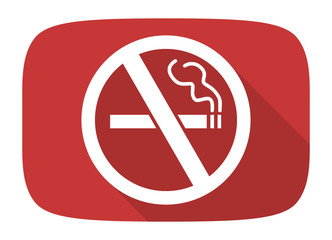 no smoking flat design modern icon