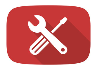 tools flat design modern icon