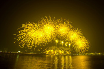Firework festival in Korea.