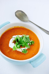 Roasted vegetable tomato soup