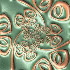 Pattern background leather tile