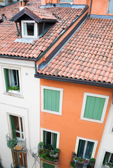 Fototapeta na wymiar Vicenza roofs