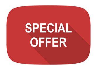 special offer flat design modern icon