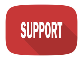 support flat design modern icon