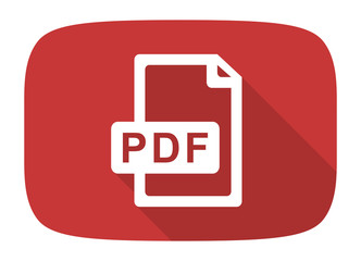 pdf file flat design modern icon