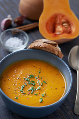 Delicious butternut squash soup