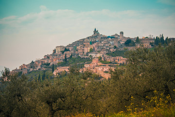 Fototapeta na wymiar View of Assisi town