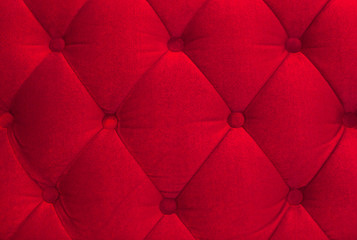 Fototapeta na wymiar Red sofa cloth background