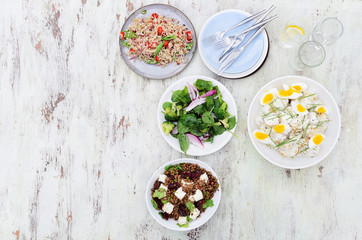Different types of salads for summer entertaining