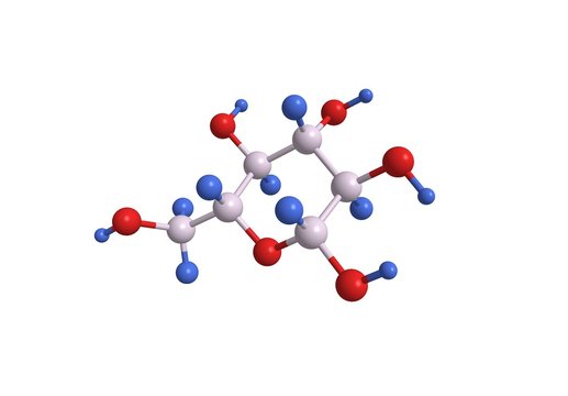 Molecular structure of glucose