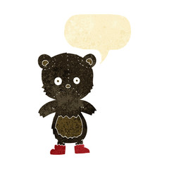 cartoon flaming sausage with speech bubble