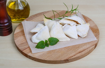 Raw potato dumplings