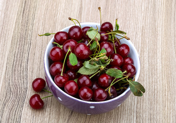 Cherry in the bowl
